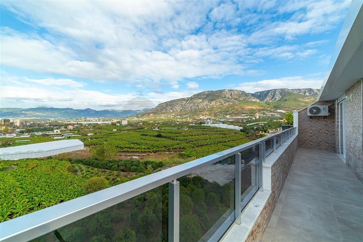 دوبلكس رائعة - مجمع سكني حديث - تصميم 1+4  في مهموتلار / الانيا 