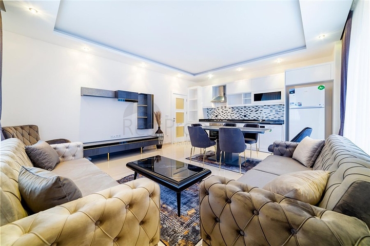 دوبلكس رائعة - مجمع سكني حديث - تصميم 1+4  في مهموتلار / الانيا 