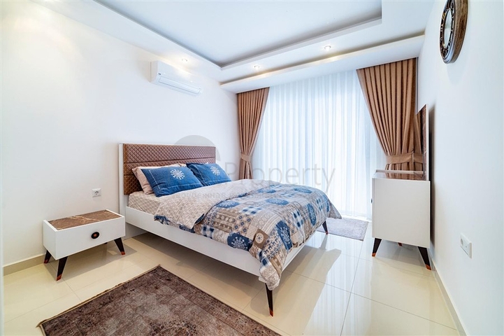 دوبلكس رائعة - مجمع سكني حديث - تصميم 1+4  في مهموتلار / الانيا 