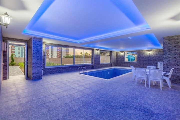 دوبلكس رائعة - مجمع سكني حديث - تصميم 1+4  في مهموتلار / الانيا 