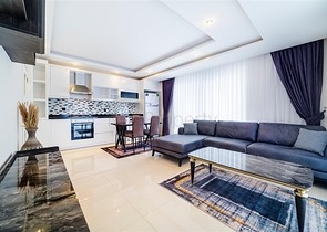 دوبلكس رائعة - مجمع سكني حديث - تصميم 1+4  في مهموتلار / الانيا 