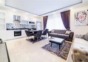 دوبلكس رائعة - مجمع سكني حديث - تصميم 1+4  في مهموتلار / الانيا 