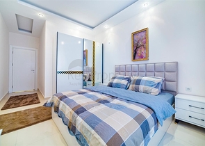 دوبلكس رائعة - مجمع سكني حديث - تصميم 1+4  في مهموتلار / الانيا 