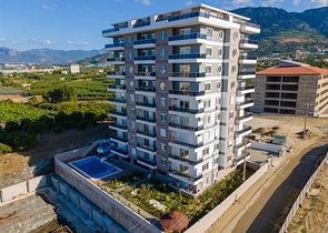 دوبلكس رائعة - مجمع سكني حديث - تصميم 1+4  في مهموتلار / الانيا 