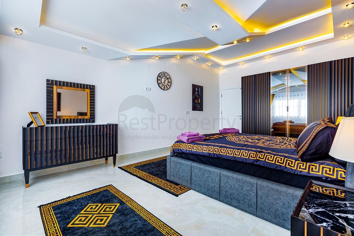 قريبة من البحر - دوبلكس فاخرة - 3 غرف وصالة - في مهموتلار / الانيا 