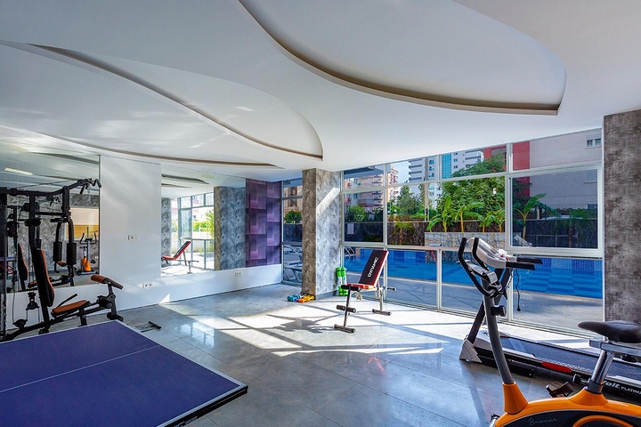 قريبة من البحر - دوبلكس فاخرة - 3 غرف وصالة - في مهموتلار / الانيا 