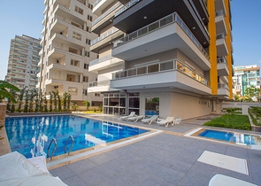 قريبة من البحر - دوبلكس فاخرة - 3 غرف وصالة - في مهموتلار / الانيا 