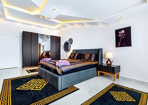 قريبة من البحر - دوبلكس فاخرة - 3 غرف وصالة - في مهموتلار / الانيا 