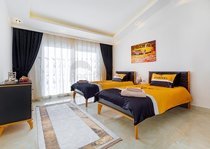 قريبة من البحر - دوبلكس فاخرة - 3 غرف وصالة - في مهموتلار / الانيا 