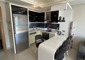 اطلالة بحر- مجمع 5 نجوم - شقة غرفة وصالة مفروشة - في مهموتلار / الانيا 