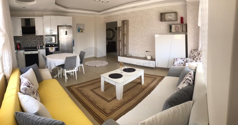 قريبة من البحر - شقة عائلية - من تصميم 1+2 - في مهموتلار / الانيا 