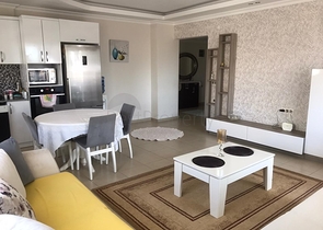 قريبة من البحر - شقة عائلية - من تصميم 1+2 - في مهموتلار / الانيا 