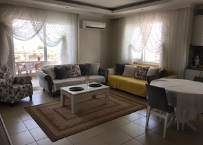 قريبة من البحر - شقة عائلية - من تصميم 1+2 - في مهموتلار / الانيا 