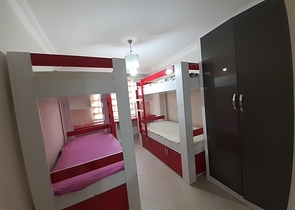 سعر اقتصادي - شقة مفروشة - 2 غرفة نوم وصالة -ضمن مجمع سكني - في مهموتلار / الانيا 