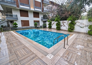 شقق 2 + 1 في مجمع 250 م من البحر في ارابسويو كونيالتي