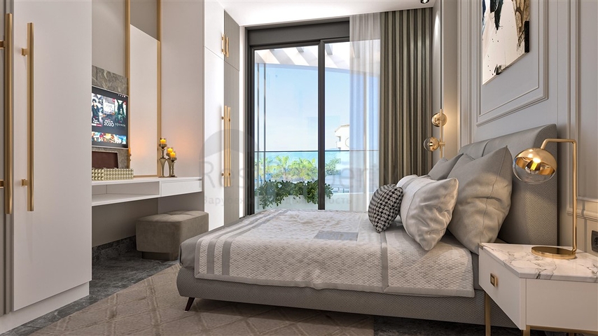 باطلالة بحرية - مجمع سكني مميز - قيد الانشاء - في كارجي جاك / الانيا 