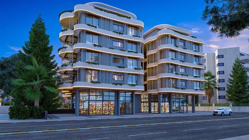 باطلالة بحرية - مجمع سكني مميز - قيد الانشاء - في كارجي جاك / الانيا 