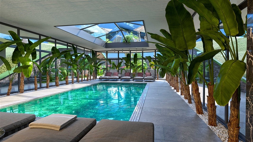 باطلالة بحرية - مجمع سكني مميز - قيد الانشاء - في كارجي جاك / الانيا 