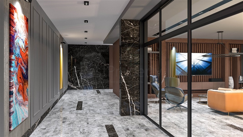 باطلالة بحرية - مجمع سكني مميز - قيد الانشاء - في كارجي جاك / الانيا 