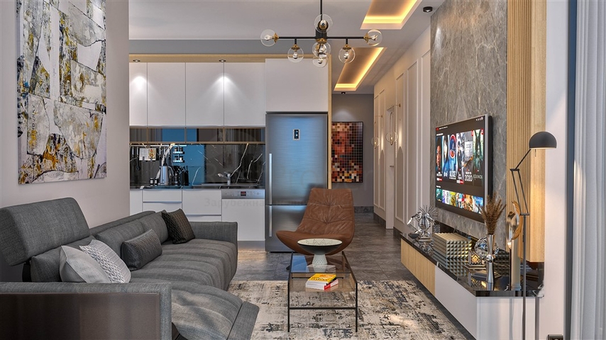 باطلالة بحرية - مجمع سكني مميز - قيد الانشاء - في كارجي جاك / الانيا 