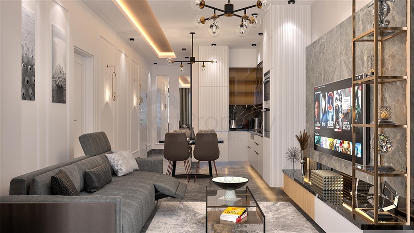 باطلالة بحرية - مجمع سكني مميز - قيد الانشاء - في كارجي جاك / الانيا 