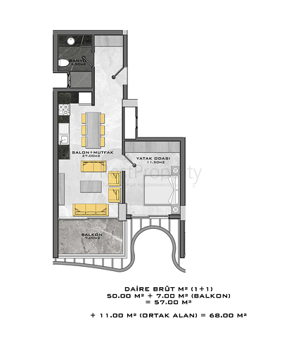 باطلالة بحرية - مجمع سكني مميز - قيد الانشاء - في كارجي جاك / الانيا 