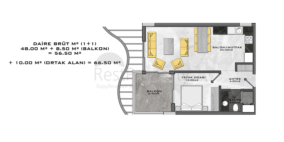 باطلالة بحرية - مجمع سكني مميز - قيد الانشاء - في كارجي جاك / الانيا 