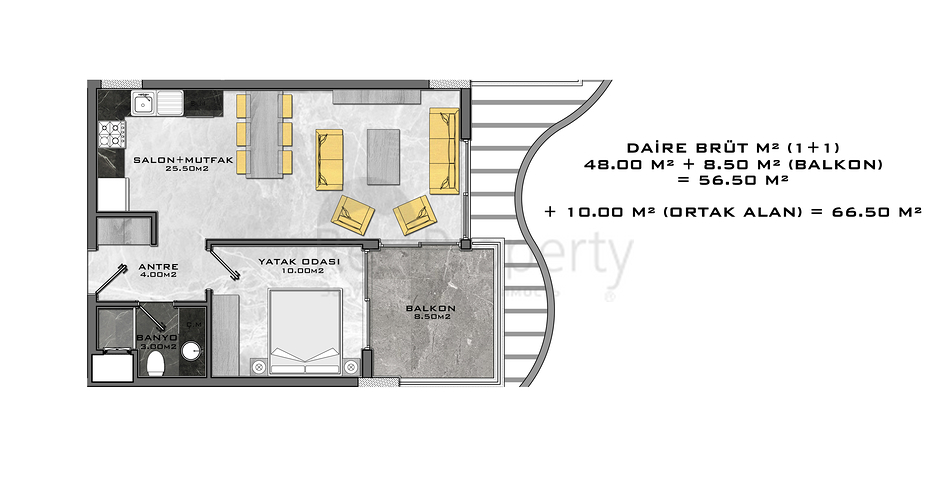 باطلالة بحرية - مجمع سكني مميز - قيد الانشاء - في كارجي جاك / الانيا 