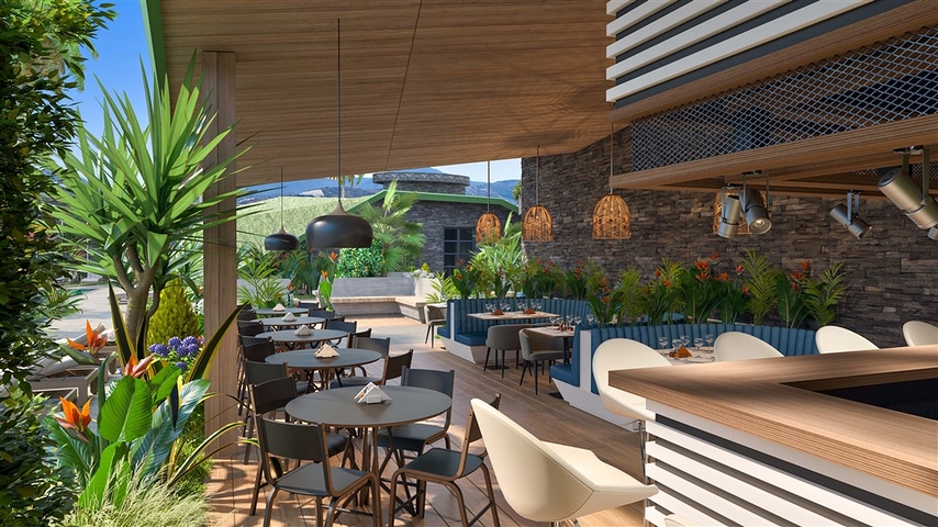 باطلالة بحرية - مجمع سكني مميز - قيد الانشاء - في كارجي جاك / الانيا 