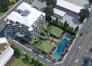 باطلالة بحرية - مجمع سكني مميز - قيد الانشاء - في كارجي جاك / الانيا 