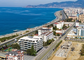 باطلالة بحرية - مجمع سكني مميز - قيد الانشاء - في كارجي جاك / الانيا 