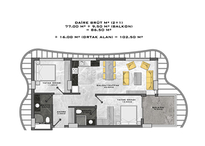 باطلالة بحرية - مجمع سكني مميز - قيد الانشاء - في كارجي جاك / الانيا 