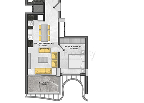 باطلالة بحرية - مجمع سكني مميز - قيد الانشاء - في كارجي جاك / الانيا 