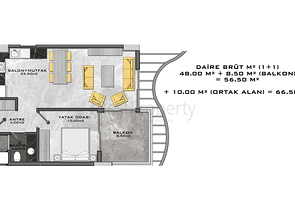 باطلالة بحرية - مجمع سكني مميز - قيد الانشاء - في كارجي جاك / الانيا 