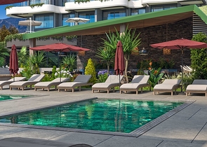 باطلالة بحرية - مجمع سكني مميز - قيد الانشاء - في كارجي جاك / الانيا 