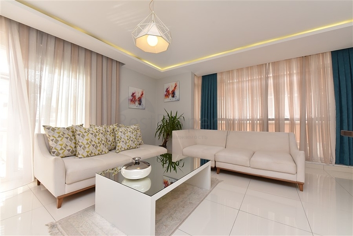 شقة فاخرة - تصميم غرفتين وصالة - مفروشة - في مهموتلار / الانيا 