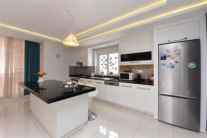 شقة فاخرة - تصميم غرفتين وصالة - مفروشة - في مهموتلار / الانيا 