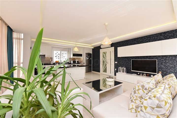 شقة فاخرة - تصميم غرفتين وصالة - مفروشة - في مهموتلار / الانيا 