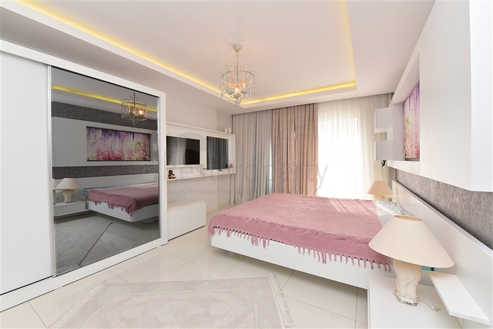 شقة فاخرة - تصميم غرفتين وصالة - مفروشة - في مهموتلار / الانيا 