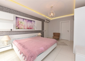 شقة فاخرة - تصميم غرفتين وصالة - مفروشة - في مهموتلار / الانيا 