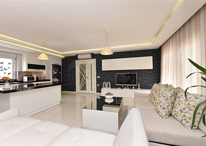 شقة فاخرة - تصميم غرفتين وصالة - مفروشة - في مهموتلار / الانيا 