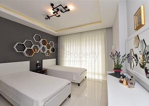 شقة فاخرة - تصميم غرفتين وصالة - مفروشة - في مهموتلار / الانيا 