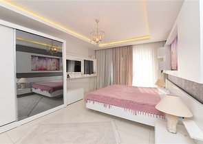 شقة فاخرة - تصميم غرفتين وصالة - مفروشة - في مهموتلار / الانيا 