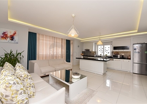 شقة فاخرة - تصميم غرفتين وصالة - مفروشة - في مهموتلار / الانيا 