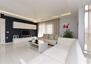 شقة فاخرة - تصميم غرفتين وصالة - مفروشة - في مهموتلار / الانيا 