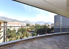 ضمن مجمع على البحر مباشرة - شقة غرفتين وصالة - في مركز الانيا 