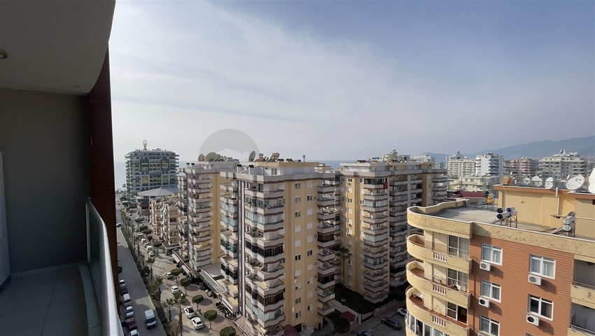 شقة مفروشة - غرفة نوم وصالة - ضمن مجمع قريب من البحر والخدمات - الانيا / مهموتلار 