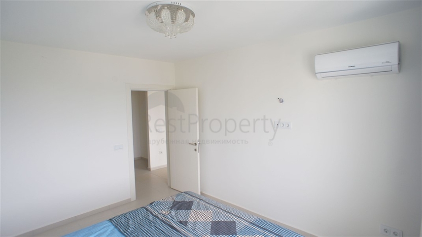 طابق مرتفع -اطلالة بحر - شقة غرفة وصالة -مفروشة وضمن مجمع سكني / مهموتلار / الانيا 