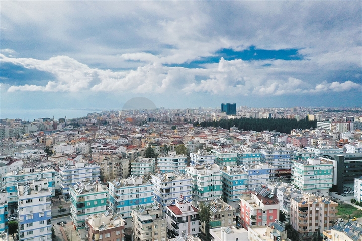 شقق فسيحة 2 + 1 في وسط أنطاليا