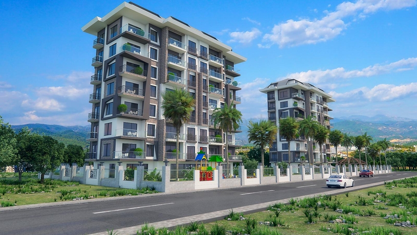 اطلالة بحرية - مناسب كمنزل للعطلات - مجمع قيد الانشاء في ديمرتاش  / شرق الانيا 